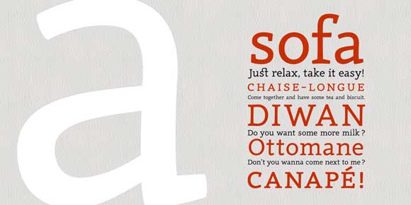 Canapé - Webfont & Desktop font « MyFonts