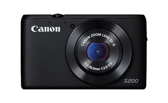 PowerShot S200 BLACK FRT
