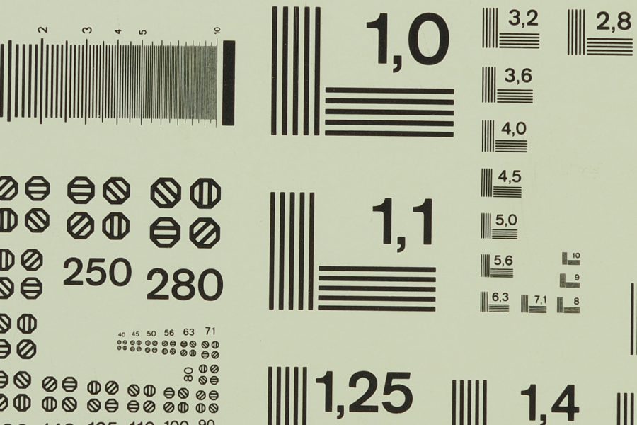 Aufnahme mit vier UV-Filtern